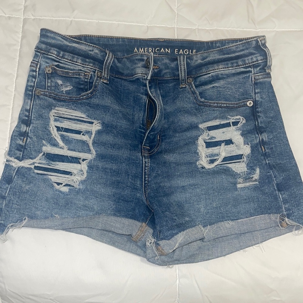 American eagle shorts, high rise shortie, size 10